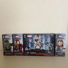 ワールドコレクタブル ワーコレ マーベルコミックス（全5種）【未開封品】 ワーコレ マーベルコミックス 全種コンプセット - メルカリ