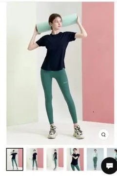 ⭐︎未使用⭐︎XEXYMIX ヨガウェア エメラルドグリーン Mサイズ