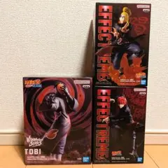 NARUTO ナルト 疾風伝 トビ デイダラ サソリ 暁 フィギュア 3点セット