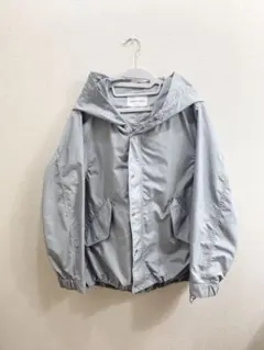 【美品】アダムエロペ　くすみブルー　マウンテンパーカー　ブルゾン