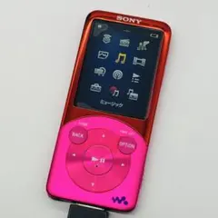 【美品】SONY ウォークマン NW-S754 8GB ピンク 動作確認済のサムネイル