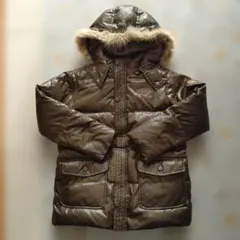 anyFAM ブラウン ダウンコート 140