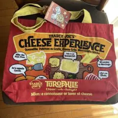 【新品未使用】トレーダージョーズ　布エコバッグ　チーズ柄