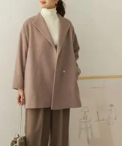 美品】アーバンリサーチドアーズ*ウールミドルコート