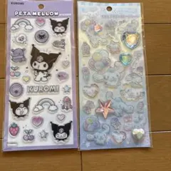 正規品　シナモロール　キラキララインストーンシール　クロミ　ペタメロウシール