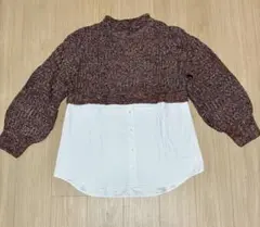 アーバンリサーチ　シャツドッキングニット　美品