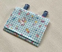 ユニコーン柄 移動ポケット（クリップ付き）