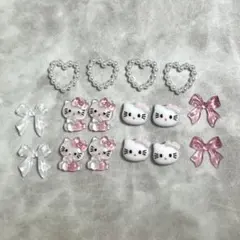 ハローキティ ネイルパーツセット １６点セット