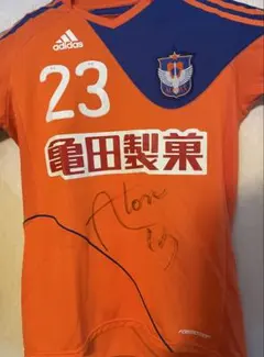 アルビレックス新潟　田中亜土夢　サイン入り Mサイズ