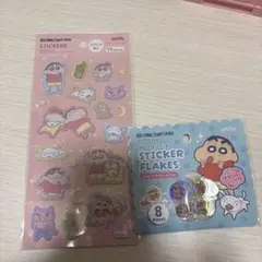 クレヨンしんちゃん　ふわふわシール　ぷっくりシール おはじきシール