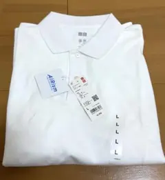 UNIQLO エアリズムコットン カノコ ポロシャツ 半袖 ホワイト 白