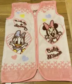 ミニーとデイジー スリーパー 防寒　着る毛布