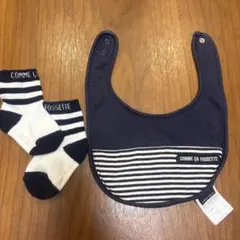 COMME CA FOSSETTE スタイと靴下セット　10㎝〜12㎝