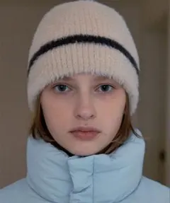 レディース　ビーニー　帽子　ニット帽　ファー　防寒　冬用　シーイン　SHEIN