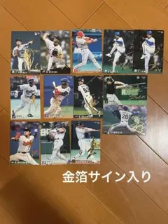 プロ野球チップスカード　金箔サイン入り2000年