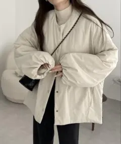 ノーカラーブルゾン ブルゾン