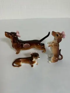 陶器製 ミニチュア動物フィギュア 9体セット
