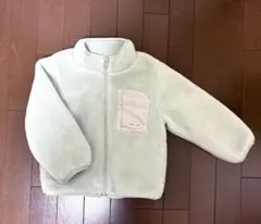 petit main フリースジャケット 80cm ミントグリーン