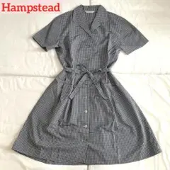 Hampstead ギンガムチェック ワンピース シャツワンピース