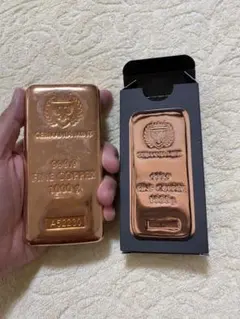 これより値下げ不可】純銅製インゴッド 4本セット 総重量2671.00g