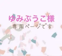 ゆみぶうこ様　専用ページです♡