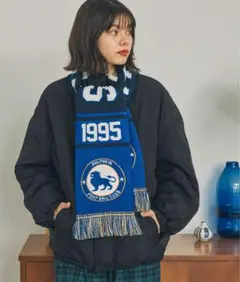 ジャガード グラフィック サッカーマフラー