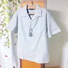 ユニセックス シャツ L オーバーサイズ ポリトロ 半袖シャツ