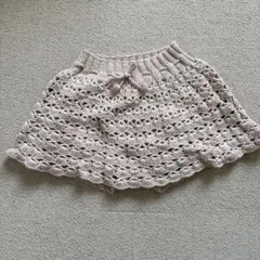 misha&puff♡Crochet Skating Skirt - Moon