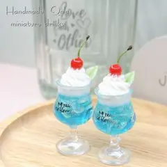 ミニチュアドリンク フェイクフード ハンドメイド 【175】
