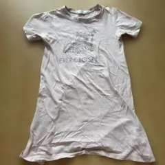 エバークローゼット 半袖Tシャツ ピンク 120cm ワンピースのサムネイル