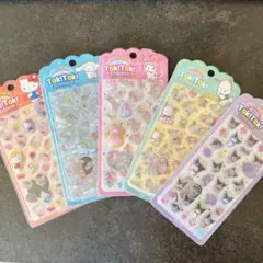 サンリオ　韓国限定　Tok!Tok!ステッカー ドロップシール 5枚セット