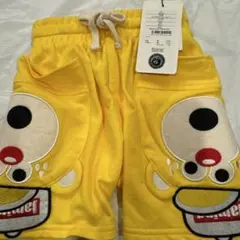 新品未使用タグ付き JAM ジャム イエロー ハーフパンツ 半ズボン 90cm