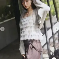 ココディール ラメカーディガン