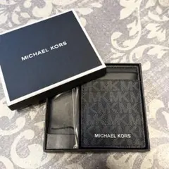 【新品未使用】MICHAEL KORS マネークリップ&レザーカードケース 黒