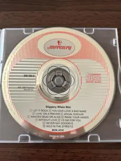 ボン・ジョビィ Slippery When Wet CDのみです