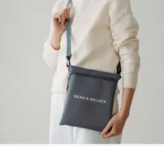 DEAN & DELUCA トラベルバッグのサコッシュのみ　チャコールグレー