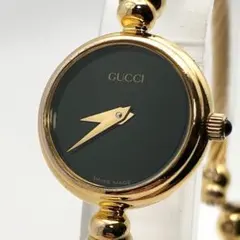 R*O様 #58 稼働 美品GUCCI グッチ 2700.2.L shellダイ 美品 GUCCI グッチ 2700.2.L ブラック ガラス新品 ウォッチ - メルカリ