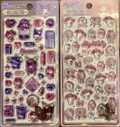 海外正規品　マイメロクロミ　ボンボンドロップシール２枚