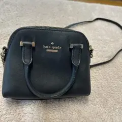 ケイトスペード　ブラック ミニ　ショルダーバッグ　チェーン　革　2way