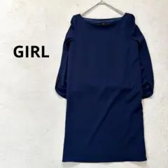 【GIRL 】S バルーンスリーブ ワンピース　パーティドレス　結婚式