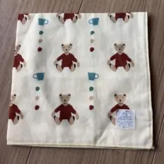 新品/LA MERISE ATSUKO MATANO/ハンカチ/36×36/くま