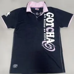 GOTCHA 黒 ハイネック Tシャツ Lサイズ　Y2Kのサムネイル