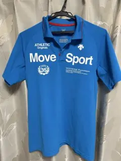 DESCENTE Move Sport ポロシャツ 48/M 青 JP L