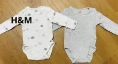 H&M 長袖 ボディスーツ ロンパース 肌着 下着 セット