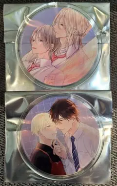 moment＆アメイロ アクリルコースター2枚 グラッテ あまきいお&椿先生