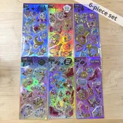 【未開封】立体 ぷくぷく シャカシャカシール 6種類