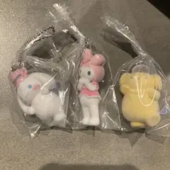 (3点セット)サンリオキャラクターズ ミニチュアチャーム ライブキャラクター