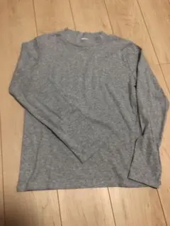 【美品】グレー 長袖カットソー L 160cm