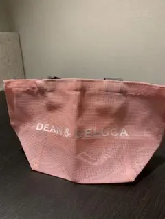 DEAN & DELUCA メッシュトートバッグ ピンク