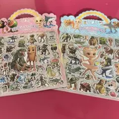 2枚セット 【新品】2枚つづり★イタリアンブレインロット立体シール